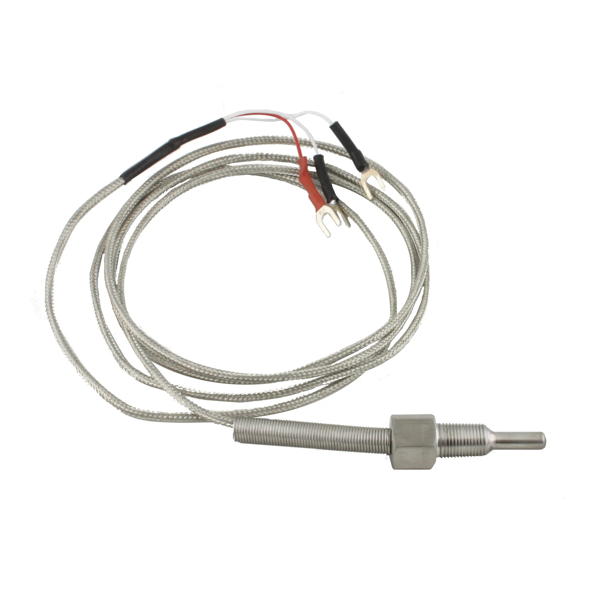 INNOCONT Датчик температуры с кабелем, исполнение N, спай Pt100, раб. часть: диаметр 4,8мм длина 30мм, резьба 1/8", длина кабеля 1.5м TS-W-N-Pt100-4,8-30-1,5-1/8