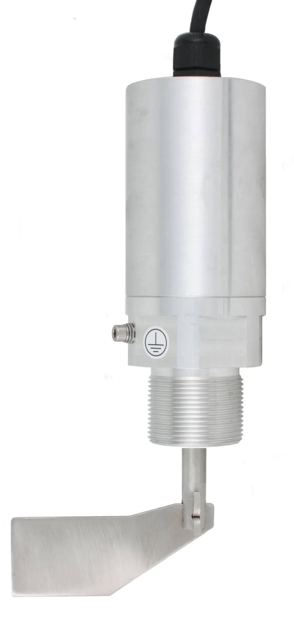 Механический ротационный датчик предельного уровня сыпучих материалов в корпусе из нерж. стали, -50 +80 С, Рmax=10 bar, 115-230 VAC, IP66, вибростойкость до 29g, лопасть 40х98 мм, нерж. сталь, скорость вращения 15 об/мин, соединение- резьба 1 1/2", нерж. 