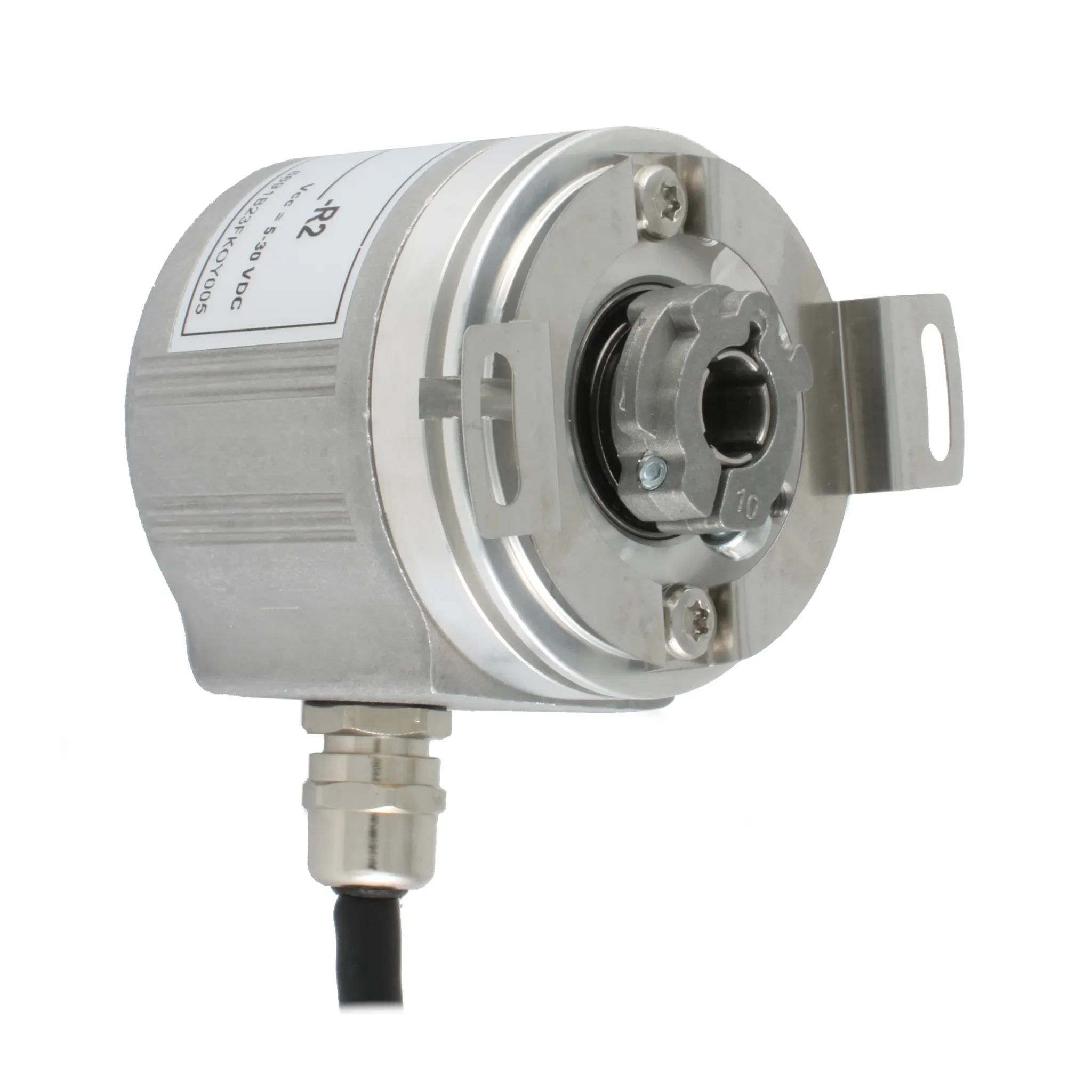 Инкрементальный программируемый энкодер D=58мм, полый вал 10мм, 3000 имп/об, 5…30VDC, выход TTL/HTL с инверсией, IP5