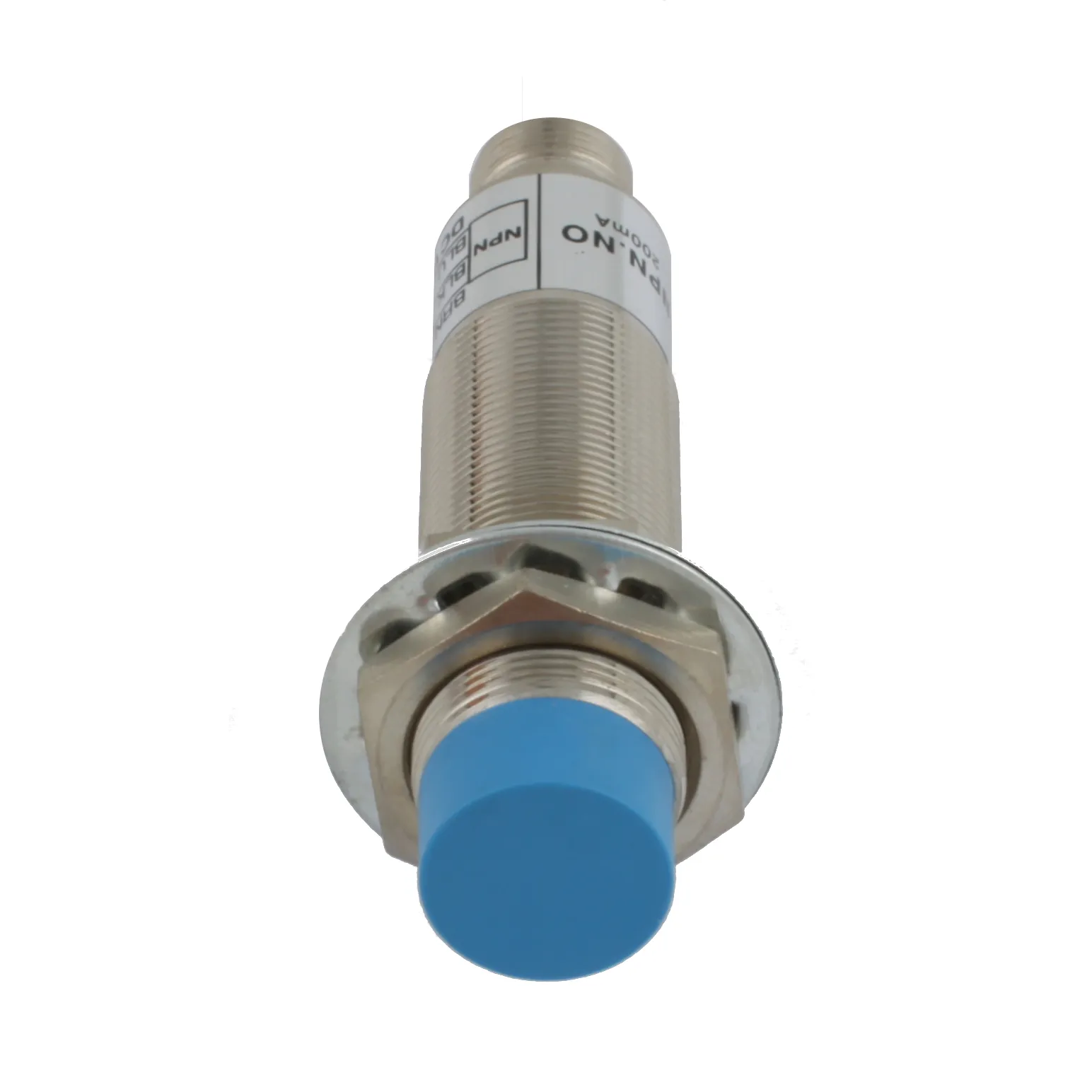 INNOCONT Индуктивный датчик, M18x1, L=73 мм, неэкранированный, зона срабатывания 8 мм, -25 +60 С, 12…24 VDC, IP67, выход: NPN NO, макс. ток 200 мА, разъем M12 SLI-18N8C