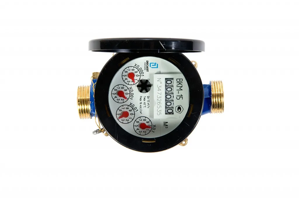 Счетчик воды ВКМ 15 мокроход Декаст