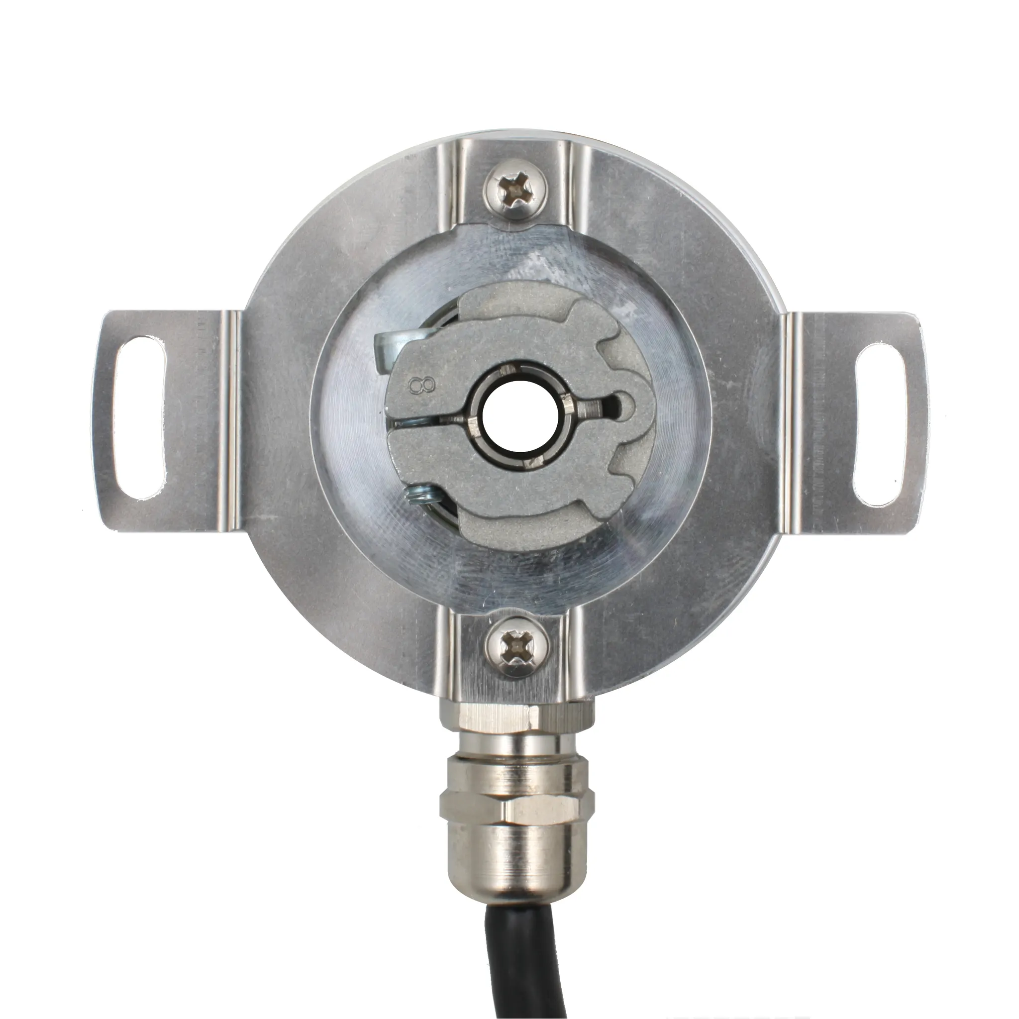 Инкрементальный программируемый энкодер D=50мм, полый вал 8мм, 3000 имп/об, 5…30VDC, выход TTL/HTL с инверсией, IP54