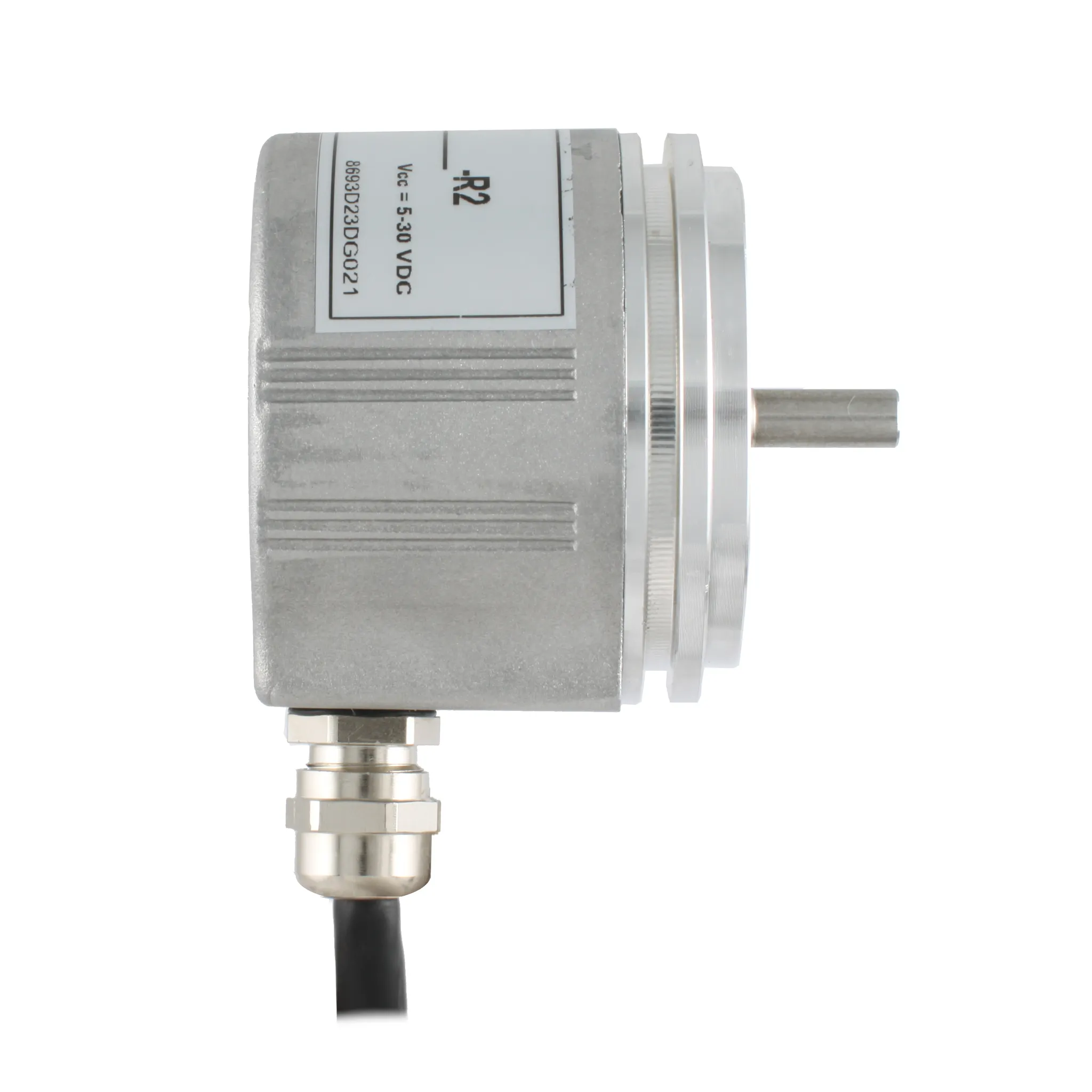 Инкрементальный программируемый энкодер D=58мм, выступающий вал 6мм, сервофланец, 3000 имп/об, 5…30VDC, выход TTL/HT