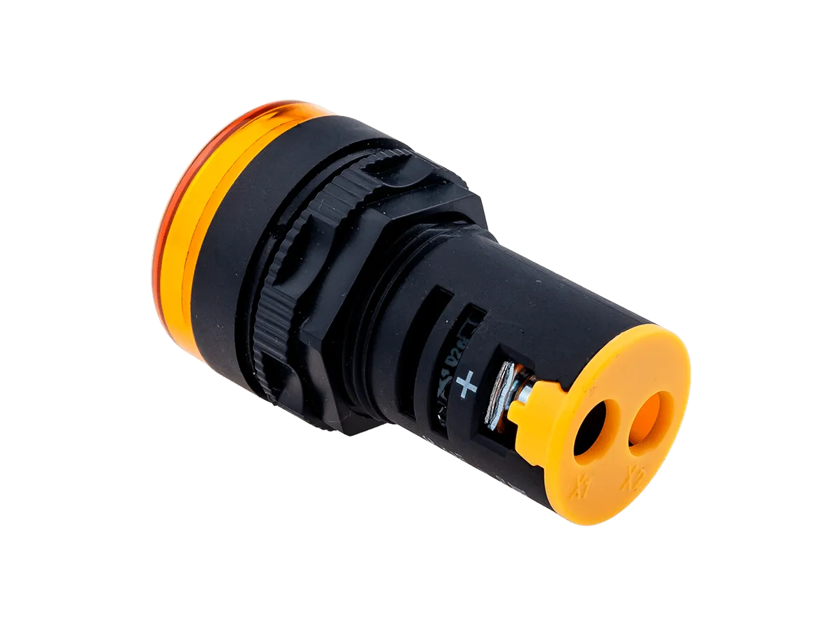 Индикатор напряжения, 5-60V DC, желтый