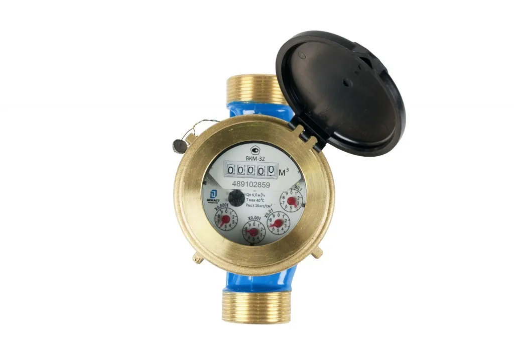 Счетчик холодной воды ВКМ Ду 32 мокроходный Декаст
