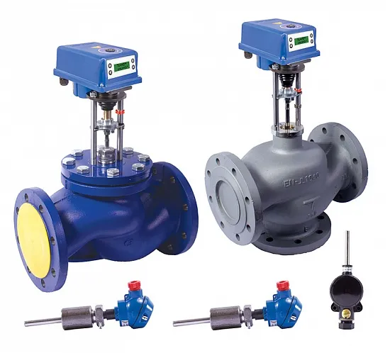 Клапан-регулятор температуры для отопления и ГВС с ЭИМ ВЭП-2ХХ