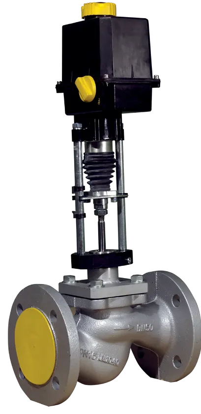 Клапаны КПСР запорно-регулирующие проходные односедельные