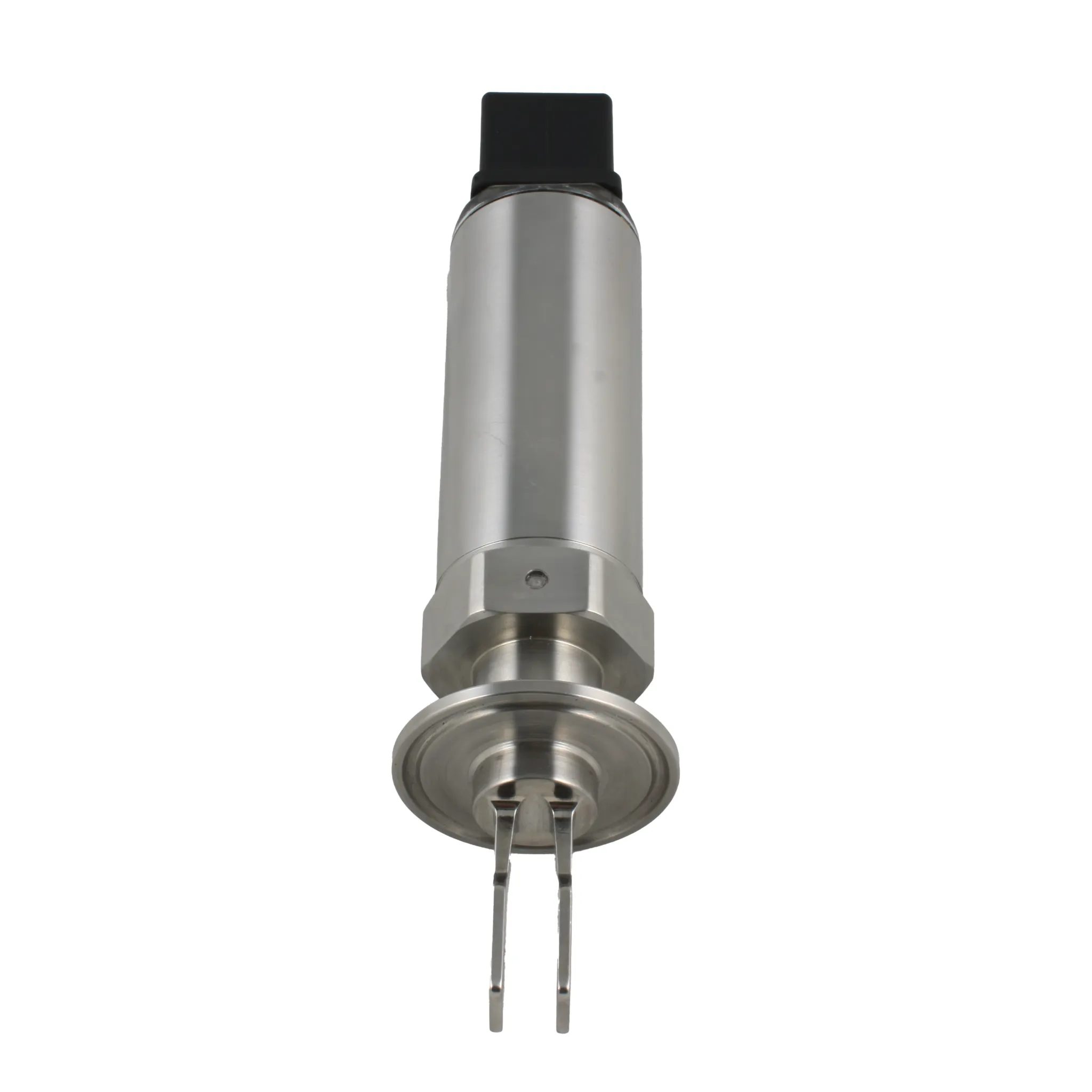 Вибрационный датчик предельного уровня жидкостей, -40 +150°С, Pmax=40 bar, 12 - 55 VDC, IP65, соединение - Clamp DN40, удлинение 40 мм, нерж. сталь 316L, электрополировка зондов, шероховатость ≤ 0,6 мкм, выход PNP/NPN, разъем DIN 43650