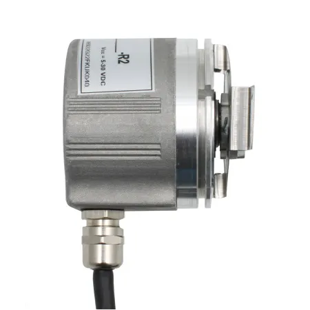 Инкрементальный программируемый энкодер D=58мм, полый вал 12мм, 3000 имп/об, 5…30VDC, выход TTL/HTL с инверсией, IP5