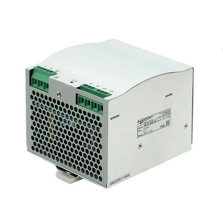 Источник питания INNOCONT на DIN-рейку, -10 +50С, IP20, вход: 220VAC, 4.5А, выход: 400W, 24VDC, 16.5A, типы защиты: КЗ, перегрузка, перенапряжение SB-D-400-24