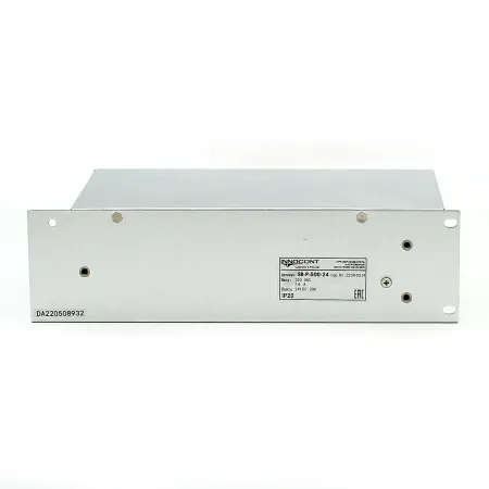 INNOCONT Блок Питания. Вход: 220VAC, 5А, выход: 480W, 12VDC, 40A, -10 +50С, IP20, типы защиты: КЗ, перегрузка, перенапряжение SB-P-500-24
