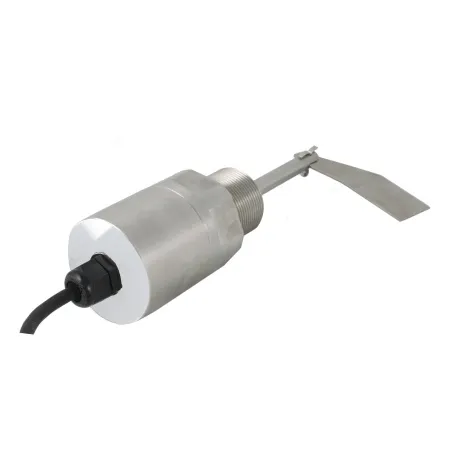 Механический ротационный датчик предельного уровня сыпучих материалов в корпусе из нерж. стали, взрывозащ. ТР ТС 012/2011, -50 +80 С, Рmax=10 bar, 24 VDC, IP66, вибростойкость до 29g, лопасть 40х98 мм, нерж. сталь, скорость вращения 15 об/мин, соединение-