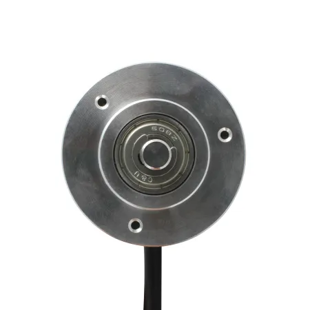 Инкрементальный энкодер D=40мм, выступающий вал 8мм, 360 имп/об, 5VDC, выход TTL, IP54, -20…+80°C, радиальный кабель 2м