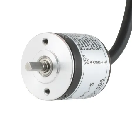 Инкрементальный энкодер D=30мм, выступающий вал 4мм, 200 имп/об, 24VDC, выход HTL, IP54, -20…+80°C, аксиальный кабель 2м