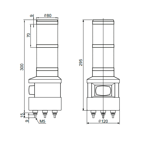 SFL100B-220-RG Светосигнальный маячок