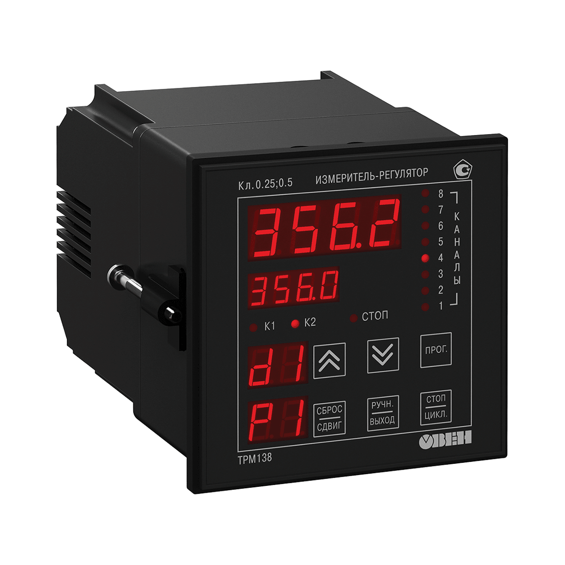 ТРМ138 цифровой терморегулятор восьмиканальный с двухпозиционным управлением и RS-485